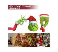(Leg) How The Grinch Stole Christmas Decoration The Grinch Plush Toy Doll Xmas Tree Decor