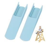 Leg Insert, High Chair Leg Pads, Leg Extension for Chairs, Set of 2, Non-Slip Chair Safety Insert Made of PVC, Protection Against Tipping and Scratches, Lightweight 25 g Travel Accessories for