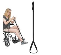 Leg Lifter After Hip Replacement - Rigid Strap with Foot Loops, Mobility Assist Tool for Knee Surgical Recovery | Adjustable Leg Lift Aid for Wheelchair Bed Car Transfer | Rehabilitation Support Strap