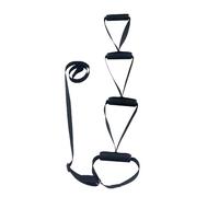 Leg Lifter Strap Rigid Foot Loop with Hand Grips for Elderly Hip and Knee Replacement Surgery Mobility Aids for Wheelchair, Bed, Car