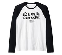 Leg Locking is NOT A Crime Five Rings Fightwear Raglan Baseball Tee