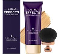 Leg Makeup, Body Coverage Perfector, Body Coverage Perfector for Legs with Brush,Tattoo Full Concealer for Blemish Scar Waterproof Sweat-Proof Last for 12h (Natural)