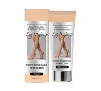 Leg Makeup Body Coverage, Waterproof Body Makeup for Veins & Imperfections, Long-lasting Tattoo Concealer Cream, Lightweight Non-Greasy Formula, Daily Use for All Skin Types, 100g, Natural