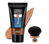 Leg Makeup Concealer, Body Coverage Perfector Concealer with Brush, All Over Complexion Perfector, Leg Makeup Waterproof No Transfer, Long Lasting Body Cover Up Foundation for Women(#03 Bronze)