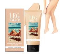 Leg Makeup Full Coverage Waterproof No Transfer Leg Makeup To Cover Veins Concealer For Mature Skin Smooth Tone Body Make up Long Lasting LegAnd Body Scar Cover Up (#01)