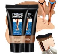 Leg Makeup Full Coverage Waterproof No Transfer Leg Makeup To Cover Veins Concealer For Mature Skin Smooth Tone Body Mak eup Long Lasting Leg And Body Scar Cover Up (#02) (#02+03, One Size)