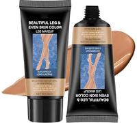 Leg Makeup to Cover Veins, Tattoo Cover Up Makeup, Body Coverage Perfector Waterproof for Legs, Leg & Body Make up, Even Skin Tone, Flawless Finish 40g (Dark Brown)