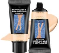 Leg Makeup to Cover Veins, Tattoo Cover Up Makeup, Body Coverage Perfector Waterproof for Legs, Leg & Body Make up, Even Skin Tone, Flawless Finish 40g (Natural)