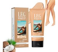 Leg Makeup Waterproof No Transfer - 118ml Full Coverage Waterproof Leg and Body Tattoo Cover Up Makeup, Long Lasting Legs And Body Makeups Cream, Even Skin Tone (#2, 4 OZ)