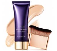 Leg Makeup Waterproof No Transfer - Body Coverage Perfector - Tattoo Cover up Makeup Body Foundation - Bruise Scar Body Makeup with Brush,Flawless Looking Legs for All Skin Tones,74ml