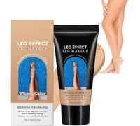 Leg Makeup Waterproof No Transfer, Full Coverage Body Concealer, Tattoo Cover Up Makeup, For Legs Vein Cover Up, Even Skin Tone Natural Tan,Finish Instant Tanning, Legs Body Foundation (Wheat)