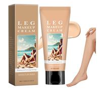 Leg Makeup Waterproof No Transfer, Leg Make Up to Cover Up Tattoo, Concealer Full Coverage for Mature Skin, Long-Lasting Leg and Body Scar Cover Up Makeup, Light Glow, Easy Application (Dark Brown)