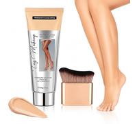 Leg Makeup With Brush - Leg Vein Cover up Varicose Scar - 100ML Body Makeup Waterproof No Transfer - Full Concealer for Flawless Looking Legs (Medium)