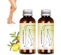 Leg Massage Oil for Swelling Relief, 50ml Fast Absorbing, Non-Greasy Body Oil with Natural Ingredients, Lymphatic Support for Women & Men, All Skin Types (2Pcs)