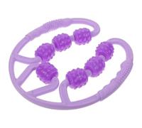 Leg Massage Roller Portable Compact ABS Fitness Tool for TV | Seven Wheel Ring Design, Lightweight ABS Build, Promotes Blood Flow, Suitable for Fitness and Watching TV