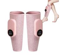 Leg Massager,Calf Massager for Circulation and Pain Relief,3 Intensity Levels,3 Massage Modes,Heat Therapy, Rechargeable via Type-C,Promotes Muscle Relaxation,Gift for Mom,Dad and Friends (Pink, 2pcs)