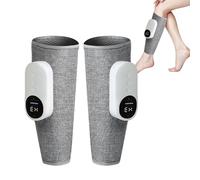 Leg Massager,Calf Massager for Circulation and Pain Relief,3 Intensity Levels,3 Massage Modes,Heat Therapy, Rechargeable via Type-C,Promotes Muscle Relaxation,Gift for Mom,Dad and Friends (Gray, 2pcs)