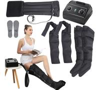 Leg Massager Compression Boots | Electric Air Compression Recovery System, 8-Intensity | 3-Timer, Lymphatic Drainage Massager Arm, Waist, Foot Massage Machine Pain Relax & Circulation Improv