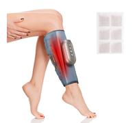 Leg Massager Cordless Massager Air Compression Calf and Leg Massager Knee Massager with 3 Massage Modes and 5 Intensity Levels for Pain Relief and Improved Circulation