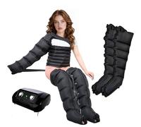 Leg Massager for Lymphatic Drainage, Electric Leg Air Compression Massager for Circulation, Lipedema Legs Treatment, Arm & Waist Massager for Circulation & Pain Relief