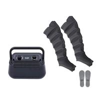 Leg Massager Pressotherapy and Lymphatic Drainage, Pressotherapy Full Body Recovery Boots Machine for Pain Muscle Relief Fast Recovery, 6 Cavity Electric Air Compression Massager (Black 2 Le