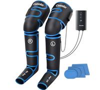 Leg Massager with Air Compression, Complete Leg Massager with Cold Therapy for Blood Circulation and Pain Relief, 3 Modes, 3 Intensities, Sequential Compression Device for Foot, Calf and