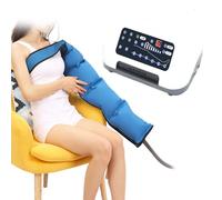 Leg Massager with Air Compression, Pressotherapy for Home Compression Boots, Electric 4/6 Cavity Lymphatic Drainage Massager for Arm Waist Wraps Foot Ankles Calf, Promote Blood Circulation (4 Cav