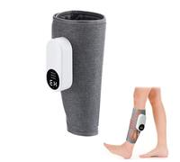 Leg Massager with Heating Function, Cordless Calf Massager with Heat, 3 Intensity Levels & 3 Heating, Circulation Booster for Legs Calf Muscles,1Pack (Gray)