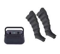 Leg Massagers Air Compression Leg Massager Air Wave Device for Pain and Circulation Timing Function-Black(Two Legs)
