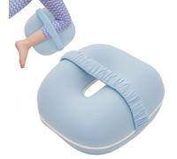 Leg Pillow, Ergonomic Side Sleeping Pillows, Memory Foam Knee Pillow with Elastic Strap and Cooling Cover, Leg Support Cushion for Lower Back, Hip, Knee, and Joint Discomfort, Sciatica, and Pregnancy