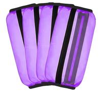 Leg Protection Boots Set; Horse Fly Boots; Nylon Fly Boots, Four Pieces; Breathable, Comfortable Wraps, Transparent Material; Elastic Straps For Horses