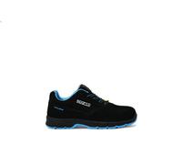 Sparco Unisex's Horizon Fire & Safety Shoe, Black Sky Blue, 14 UK