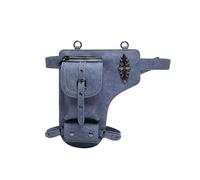 Leg Purse Steampunk Purse, Vintage Gothic Leather Shoulder Bag - Steampunk Waist Pack Handbag with Leg Purse(Blue)