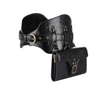 Leg Purse Steampunk Purse, Vintage Gothic Leather Shoulder Bag - Steampunk Waist Pack Handbag with Leg Purse