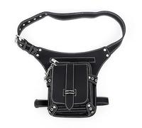 Leg Purse Steampunk Purse, Vintage Gothic Leather Shoulder Bag - Steampunk Waist Pack Handbag with Leg Purse