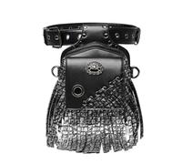 Leg Purse Steampunk Purse, Vintage Gothic Leather Shoulder Bag - Steampunk Waist Pack Handbag with Leg Purse