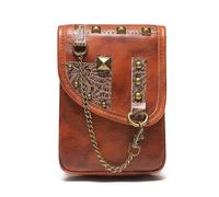 Leg Purse Steampunk Purse, Vintage Gothic Leather Shoulder Bag - Steampunk Waist Pack Handbag with Leg Purse