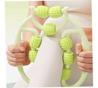 Leg Rollers for Muscles, 12 Wheels Manual Leg Massager Roller, Lymphatic Drainage Massager, Anti Cellulite Muscles Rollers for Wrist, Hand, Foot, & Thigh(Green)