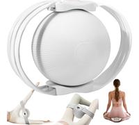 Leg Shaping Ball - 30LBS Adjustable Tension Thigh Master & Kegel Pelvic Floor Trainer with Resistance Band for Inner Thigh Exerciser, Yoga Pilates, Postpartum Recovery, Glute Leg Arm Home Gym Workout