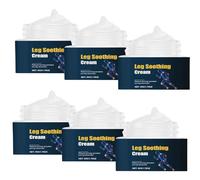 Leg Soothing Cream for Burning Sensation, Heavy & Tired Legs, Relaxing Leg Cream & Cooling Gel for Discomfort, Moisturizing Daily Leg Care Cream for Refreshing Comfort (6pcs)