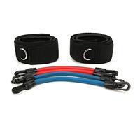 LEG STRENGTH TRAINING RESISTANCE BAND TAEKWONDO TRAINER ADJUSTABLE POWER ANTI-SKID LATEX TUBE