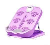 Leg Stretch Board with 18 Adjustable Elevations Foldable Frame Non-Slip Base and Ergonomic Foot Texture for Daily Use (F)