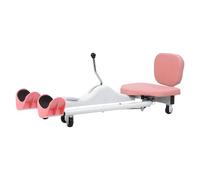 Leg Stretcher for Splits Flexibility Training Device Adjustable Stretching Machine for Dancers Gymnastics Cheerleading Portable Home Workout Equipment with Padded Straps Stainless Steel Frame Pink Pi