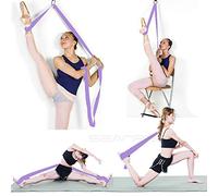 Leg Stretcher, Get More Flexible With The Door Flexibility Trainer, Premium stretching equipment for ballet, dance, gymnastics, taekwondo & MMA. Your own portable stretch machine! - INPAY light purple