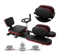 Leg Stretcher Hip Machine 400 LBS, Alloy Steel Leg Split Machine for Flexibility Kids Adults, Hip Stretching Equipment for Home Gym Split Machine Training Fitness Beauty Ballet (Red 440 LBS)