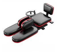 Leg Stretcher Leg Press Machine Flexibility Stretching Equipment Stretching Splits Assist Trainer Machine Heavy for Ballet Yoga Dance Home Gym Exercise (Red)