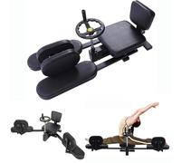 Leg Stretcher Leg Press Machine Flexibility Stretching Equipment Stretching Splits Assist Trainer Machine Heavy for Ballet Yoga Dance Home Gym Exercise (Black)