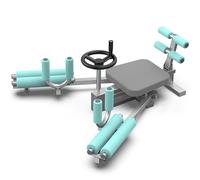 Leg Stretcher Machine for Splits, 0-210° Leg Stretching Flexibility Stretching Equipment 330lbs Heavy Duty Leg Trainer for Gymnastics, Fitness, Yoga, Dance blue