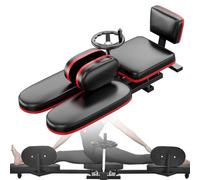 Leg Stretcher Stretching Splits Assist Trainer Machine Heavy Duty Leg Stretching Machine for Splits Flexibility for Ballet Yoga Dance Home Gym Exercise for Adult And Kids,Red
