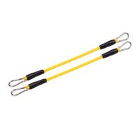 Leg Training Resistance Bands, Multi-Level Elastic Tubes for Jump Training, TPR Exercise Bands for Power & Strength Workout at Home(2 yellow sticks)